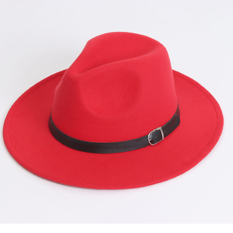 Cinturón plano rojo