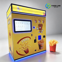 Máquina Expendedora de Papas Fritas Totalmente Automática con Pantalla Táctil Inteligente para Venta Comercial