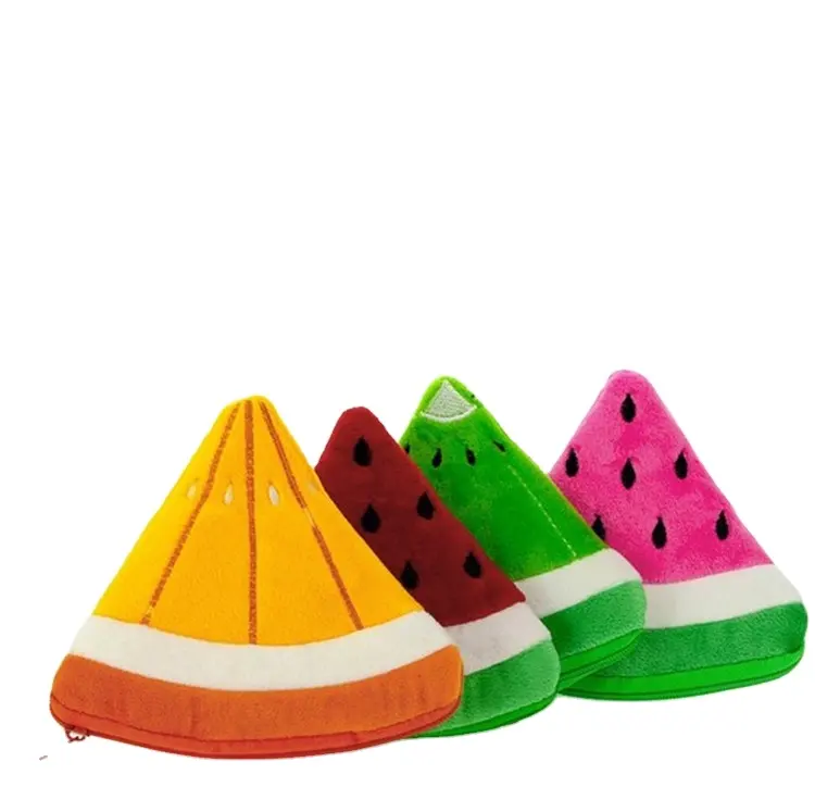 All summer fruit toys - lemon, watermelon and other plush toys pocket handbag, plush key chain toys brelok pluszowe Zabawki