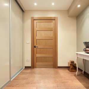 <span class=keywords><strong>Portes</strong></span> <span class=keywords><strong>intérieures</strong></span> modernes en bois creux sur mesure, <span class=keywords><strong>portes</strong></span> en bois moulurées apprêtées, <span class=keywords><strong>portes</strong></span> de style Shaker pour hôtels et maisons, dernières conceptions - Product Image 3