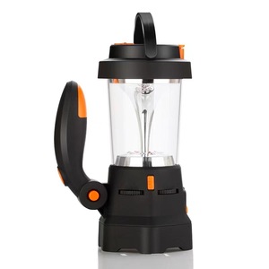Linterna de camping LED recargable con manivela para uso en exteriores - Product Image 1