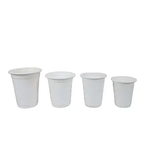 Biodegradable Cornstarch Drinking Cup Disposable Coffee Cup Eco-Friendly Biodegradable Cornstarch CPLA Cups