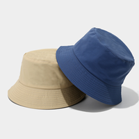 Sombrero de Pescador de Algodón Liso al por Mayor, Cómodo, de Color Sólido, Unisex, para Todas las Temporadas, Personalizable con Logotipo de Empresa