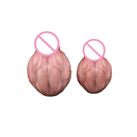 ORALSX Hodenförmiger Anal-Ei-Plug Erwachsenen Vaginal-Anal-Oral-Sex-Spielzeug Silikon-Anal-Ei Kegel-Ball Sexspielzeug für Frauen Männer