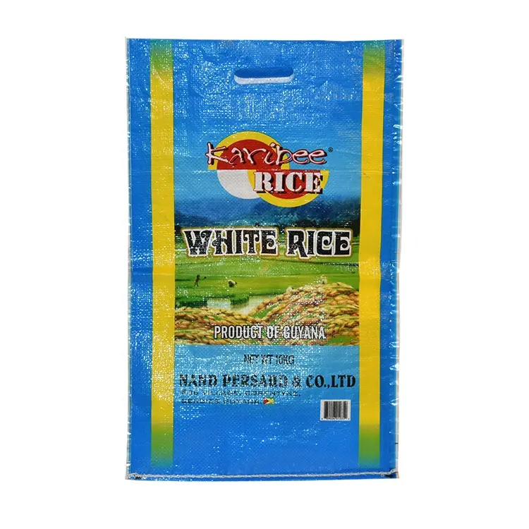 factory empty sack 50kg packaging bags offset printing plastic pp woven bags laminated