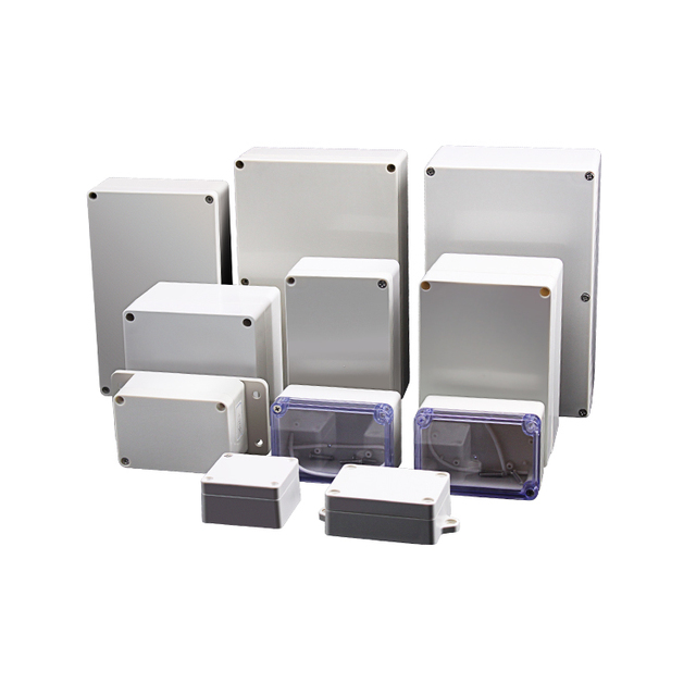 Custom ABS IP65 Pcb Enclosure Plastic Electronic Waterproof Junction Box Outdoor Battery case Enclosure