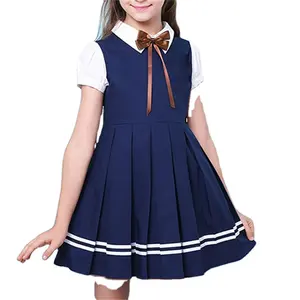 Uniforme escolar feminino, uniforme de verão, design moderno, fitness, vestido para crianças, uniforme escolar, venda imperdível