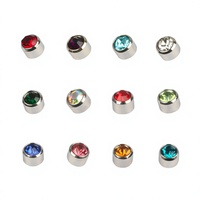 Boucles d'oreilles clous hypoallergéniques en acier inoxydable, fermoir papillon géométrique, bijoux de mode pour femmes