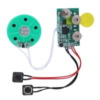 Módulo de Grabación de Voz Musical DIY, Chip con Control de Botón, Módulo de Sonido Musical Activado para Manualidades y Tarjetas de Felicitación