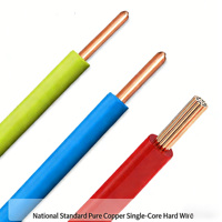Câble électrique norme nationale GB, conducteur en cuivre pur, 1 à 25 mm², fil BV BVR pour câblage et projets électriques légers