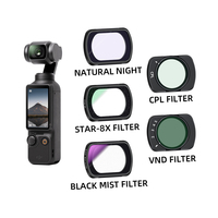 Kit de filtres pour caméra 6-en-1 pour DJI Osmo Pocket 3 CPL ND8 ND16 ND64 ND256 Black Mist Lens Accessoires de photographie