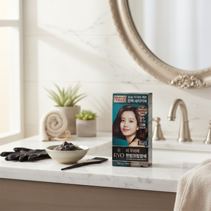 Ryo Uachae Stylish Temporary <b>Foam</b> Hair Color in Gray Coffee Brown 6C (120G) All Hair Types <b>Model</b> 8806390519656 - Product Image 3