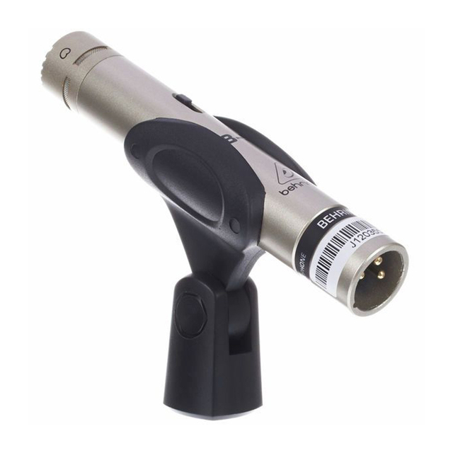 Behringer B-5 Condenser Microphone Pa System Studio Music Equipment Gold-Sputtered Diaphragm with 2 Interchangeable Capsules