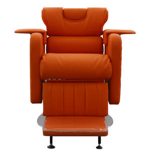 Orange Electric <b>2</b> Motors Multifunctional Beauty Retro Salon <b>Chair</b> Hairdressing Barber <b>Chair</b> Suitable for Hair Salon - Product Image 4