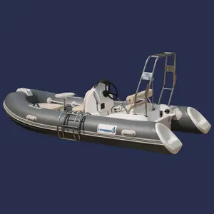 11.8ft 3.6m sang trọng sườn đánh cá Inflatable thuyền với động cơ phía ngoài
