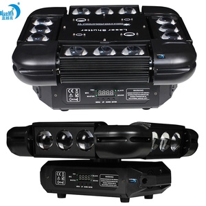 Nhà máy trực tiếp 12pcs RGBW <span class=keywords><strong>4</strong></span> trong <span class=keywords><strong>1</strong></span> Strobe ánh sáng laser cho DJ Disco hộp đêm <span class=keywords><strong>Bar</strong></span> Club Wedding Theater sân khấu chùm di chuyển ánh sáng - Product Image 3