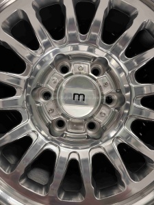 Jantes Forgex 4x4 17 18 pouces en aluminium T6061 poli, à déport profond, noires et argentées, Beadlock, forgées sur mesure pour Jeep Ford tout-terrain - Product Image 4