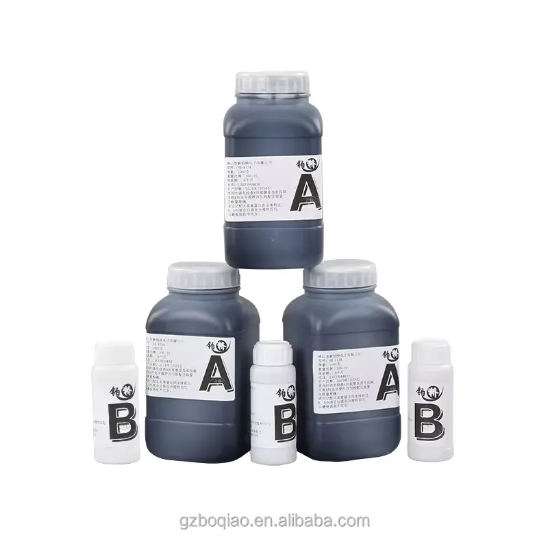 black two component epoxy resins potting glue high temperature electronic insulation potting glue heat resistant adhesive