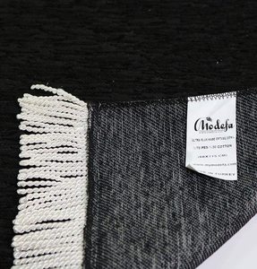 Alfombra de oración de chenilla tejida <span class=keywords><strong>Meccan</strong></span> de lujo turco Alfombra de oración Musallah - Product Image 5