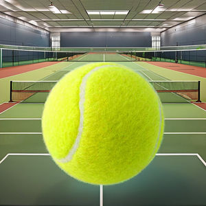 Özel profesyonel eğitim tenis topları Set sarı Padel tenis topu kauçuk yün Balle De tenis spor eğlence için - Product Image 2