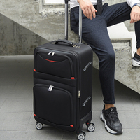 Fournisseur chinois chariot à bagages tourage valise à main en tissu oxford bagage souple pour hommes