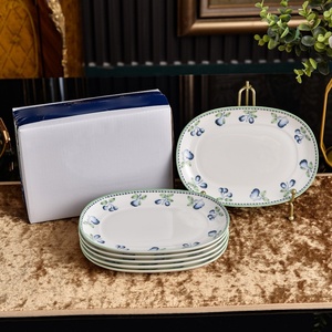 Vajilla de Porcelana Vintage Ecológica de Alta Gama para Hoteles, Platos para Té de la Tarde, Platos para Sopa, Teteras - Product Image 3