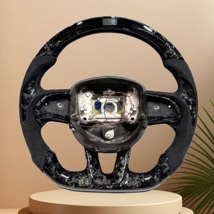 Accesorios para Volante de Auto, Volante Deportivo de Fibra de Carbono de Alta Calidad con LED para Dodge Charger Challenger SRT - Product Image 1