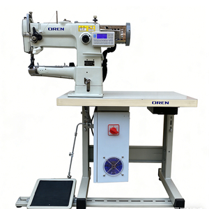 Machine à coudre industrielle informatisée OREN RN8B-246D, moteur à lubrification automatique, acier inoxydable, pour vêtements, chaussures, sacs à main - Product Image 1