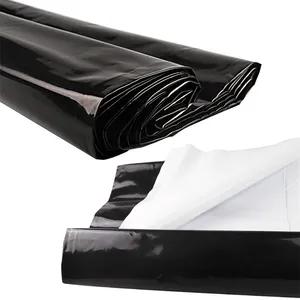 suppliers oxygen barrier black and white silage sheet 60ft 50ft 40ft 18.3m x 50m x 125micron panda film bunker cover