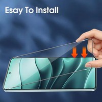Protection d'écran en verre trempé 9H pour téléphone, anti-explosion, installation facile, protection HD pour Redmi Note 10 4G 10 5G 10 Pro 10S