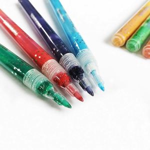 Juego de Rotuladores de Pintura con Purpurina Personalizados para Dibujar en Roca, Piedra, Metal, Porcelana, Vidrio, Madera y Tela - Product Image 1