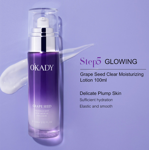 Set de Cuidado de la Piel con Semillas de Uva, el <span class=keywords><strong>Mejor</strong></span> Set de Belleza Orgánico OEM, Limpiador <span class=keywords><strong>Facial</strong></span> Antienvejecimiento, Antiarrugas, Aceite, Sérum, Tónico, Crema (Nuevo) - Product Image 3
