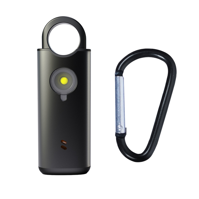 Women Jogging USB Rechargeable Personal Alarm Loud 135dB Self Defense Alarm Vibration Sensing Portable Device