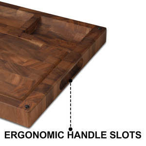 FLYWOD, accesorios para el hogar y la cocina, tabla de cortar de madera de nogal negro de grano final, tabla de cortar de madera - Product Image 5