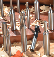YASEN CNC Solid Tungsten Carbide Two Flute Straight Router Bit Milling Cutter Diameter 1-10mm Presisi Tinggi untuk Pengolahan Kayu