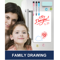 Tableau magnétique effaçable à sec enfants dessin écriture tableau blanc autocollant magnétique feuille blanche tableau blanc rouleau