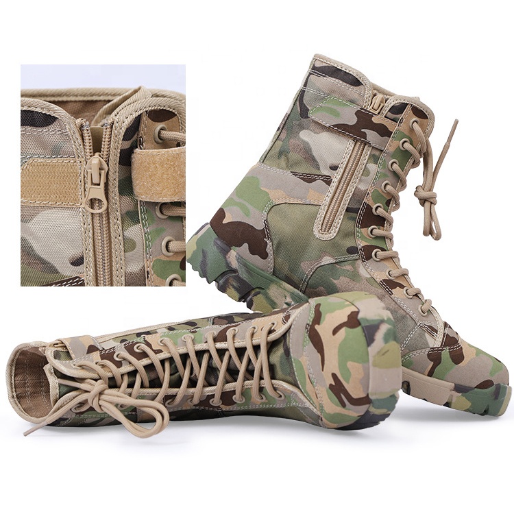 Недорогие ультратонкие дышащие камуфляжные ботинки из ткани Оксфорд в стиле милитари для летнего сезона