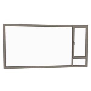 Fenêtre intelligente en aluminium avec écran en métal <span class=keywords><strong>baie</strong></span> <span class=keywords><strong>vitrée</strong></span> coulissante panoramique en aluminium grilles designs au kerala - Product Image 2