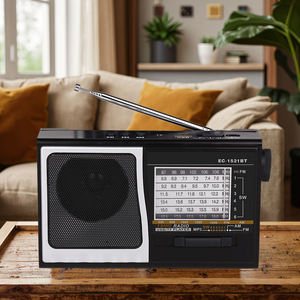 Retro 8-Band AM/FM/SW Portable Radio, <b>USB</b>/TF MP3 <b>Player</b> with Built-in Speaker for Home & Outdoor - Product Image 2