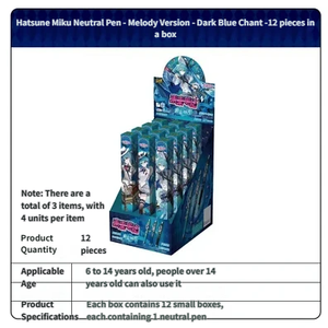 Stylo neutre premium Anime Melody, idéal comme cadeau, papeterie créative, écriture au bureau - Product Image 3