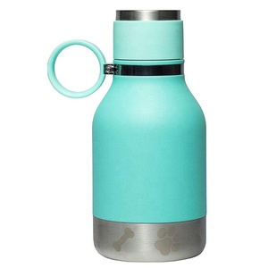 Premium Double Wall Vacuum Insulated Pet Water Vessel 304 Stainless Steel Build for <b>Dog</b> Cat Outdoor Travel Hiking <b>Drinking</b> - Product Image 1