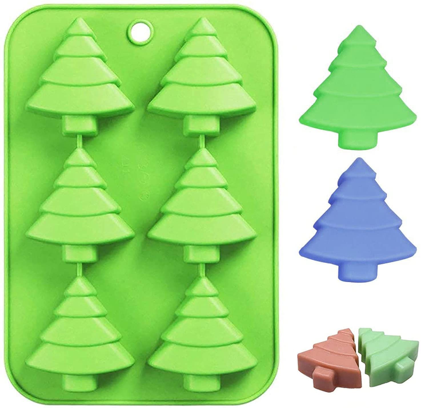 AFINSEA - Moldes De Silicona Cilíndricos Altos 3D Para Hornear Pastel