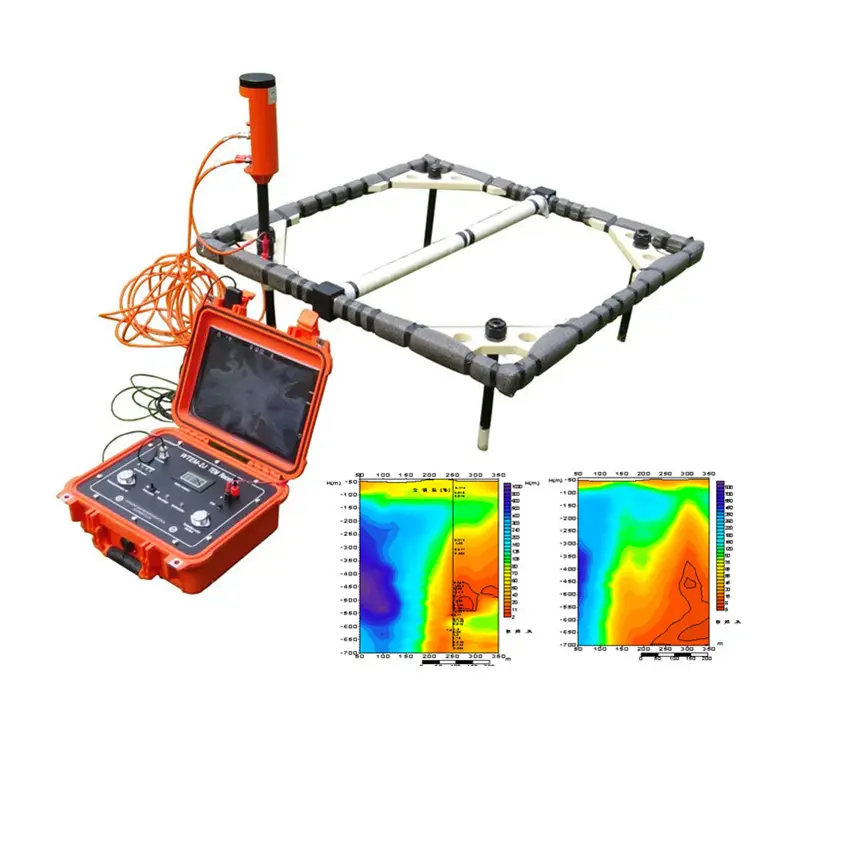Equipo de sonido electromagnético para exploración de aguas profundas, equipo de exploración geofísico transitorio