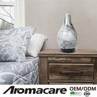 Diffuseur d'huile essentielle et d'arôme 3d, humidificateur en verre d'air ultrasonique pour la maison, 100ml, 7.5 ml