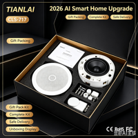 Speaker Ceiling Flush Mount TIANLAI CLS 717 dengan Grille Mesh Putih untuk Instalasi Sistem Audio Latar Belakang Rumah