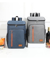 Sac isotherme portable personnalisé de 30 L, grande capacité, imperméable, pour pique-nique en plein air, camping, sac à dos isotherme, stockage alimentaire