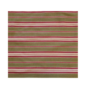 Woven Decorator Upholstery Fabric Red Olive Cream Stripe 54 Inch Wide Durable Sofa Chair Furniture Textile By The Yard - Product Image 1