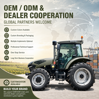 Tractor Agrícola LAWNIO con Certificación CE, Cabina con Aire Acondicionado Opcional, Alta Eficiencia de Trabajo para Siembra