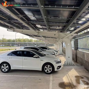 Cochera Solar Conectada a la Red y Fuera de la Red con Capacidad para Dos Autos, Color de la Columna Se Puede Elegir Libremente - Product Image 2