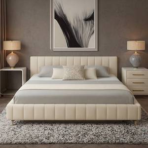 Lit Tatami de Luxe Italien King Size Réglable, Mobilier Moderne Idéal pour Appartement, Chambre Parentale avec Deux Tables de Chevet - Product Image 6